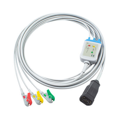 Cáp ECG và dây dẫn một mảnh Zoll 15Pin