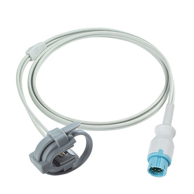 Cáp cảm biến SpO2 tương thích LEPU Creative Aiview V12 V10 PH10 PH12 VX VS 10Pin với chiều dài 2,5 M