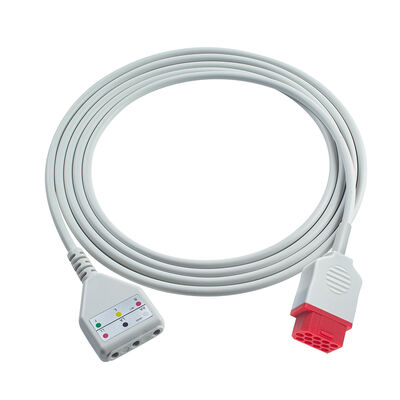 Biolight 12Pin 3 5Lead ECG Trunk Adapter Cable O-ximax Tech AnyView A2 A6 A4 A8 Q7 Q5 Cable mở rộng ECG Din Style