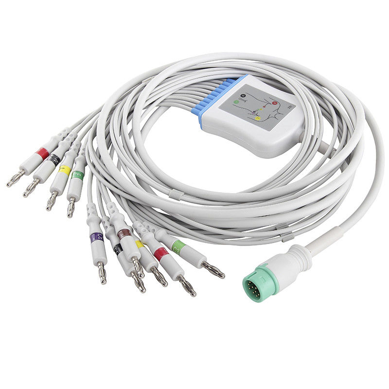 Comen M2461A Cáp EKG và dây dẫn IEC 4.0 Banana Connector Cáp ECG