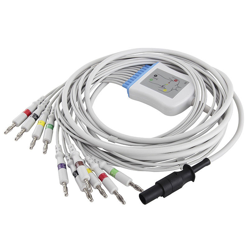Cáp Mortara EKG 60-00180-01 Dây dẫn IEC 4.0 Đầu nối Banana