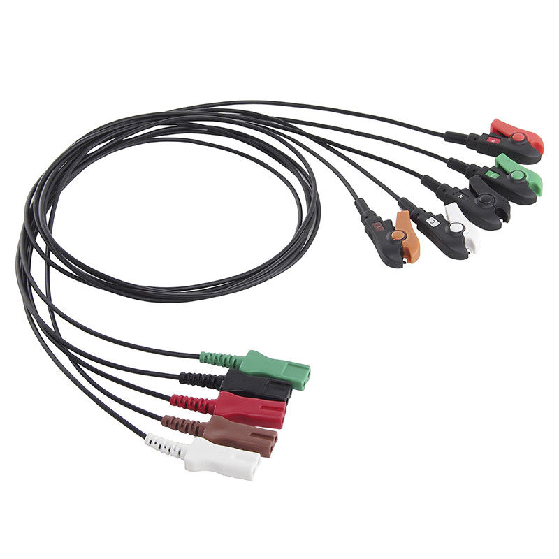 LL Style Radio Translucent Wire Dây dẫn ECG trong suốt Radiotransparent 5 Dây dẫn ECG X-Ray ECG Translucent Cable và Dây dẫn