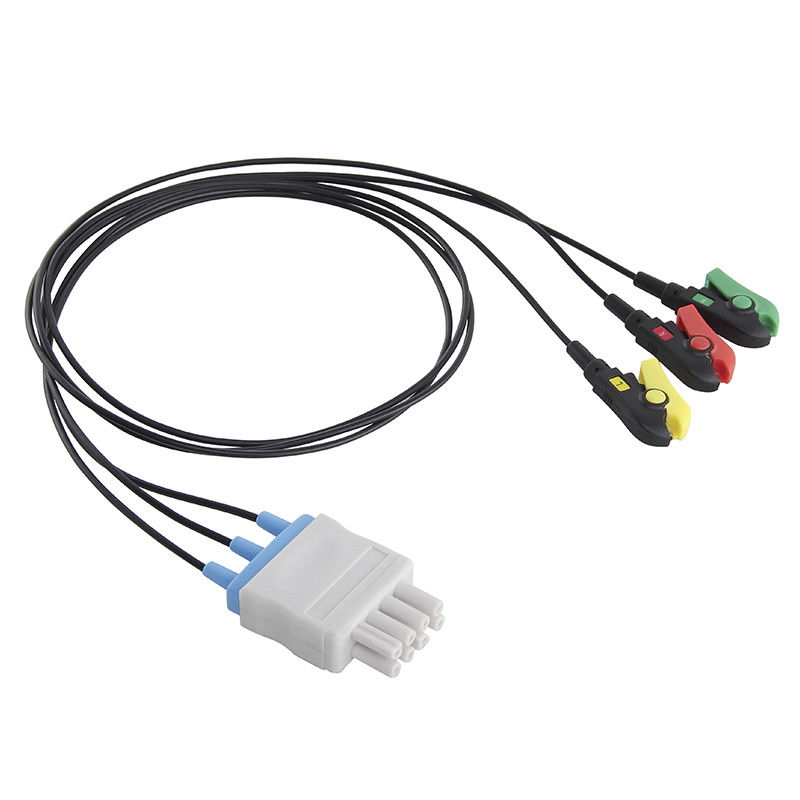 Nihon Konhden X-Ray CT Radiotransparent ECG Leadwires 3 Lead MRI ECG Radiotranslucent cable và Lead wire