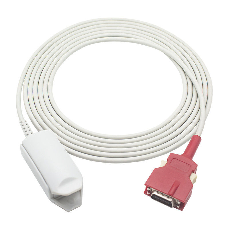 Cảm biến SpO2 có thể tái sử dụng của Biolight A Series Đầu dò SpO2 kẹp ngón tay người lớn for M-asi-mo Red Tech