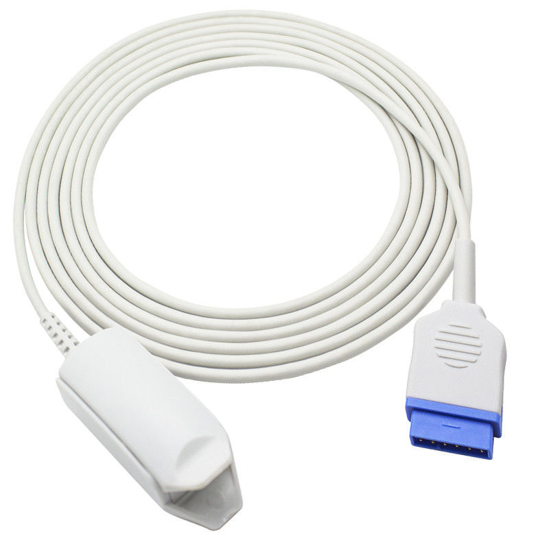 GE Healthcare Marquette Cảm biến Spo2 2006644-001 2021406-001 Dash 2500 B20 11Pin Kẹp ngón tay người lớn Đầu dò SpO2