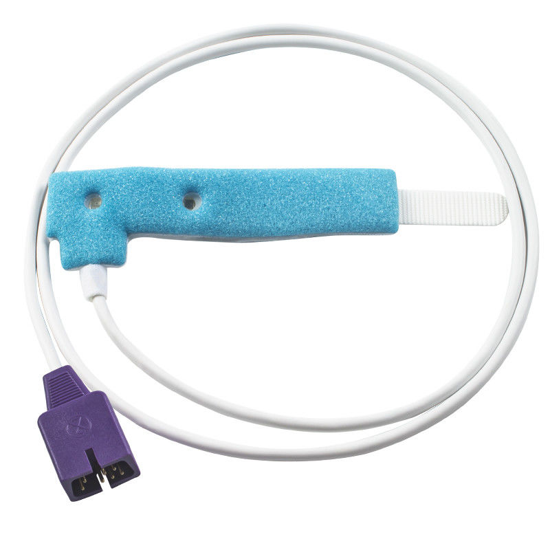 N-ellcor DB9 7pin D20 Cảm biến SpO2 dùng một lần cho trẻ em Blue Spong Symphony N-3000 Đầu dò SpO2 dùng một lần