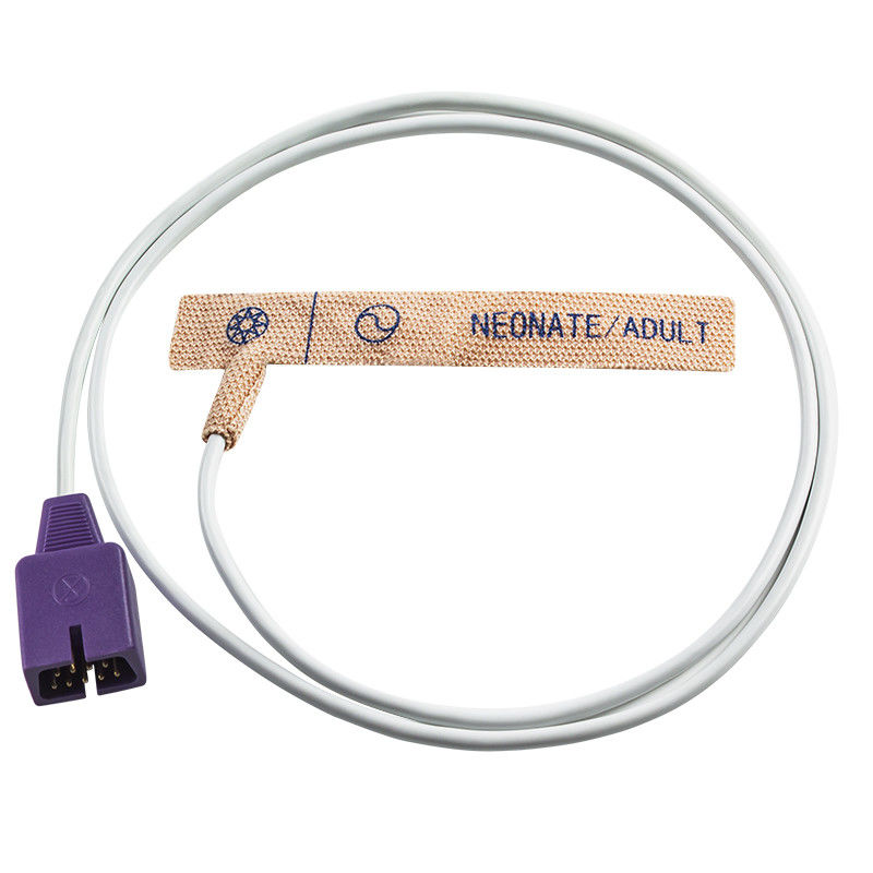 N-ellcor Oxi-max DB9 9pin MAX-N Cảm biến SpO2 dùng một lần PM10N NPB-3910 vải căng da Đầu dò SpO2 dùng một lần
