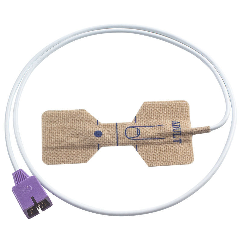 N-ellcor DB9 7pin D25 Cảm biến SpO2 dùng một lần N150 NPB 290 Vải không dệt dành cho người lớn Đầu dò SpO2 dùng một lần