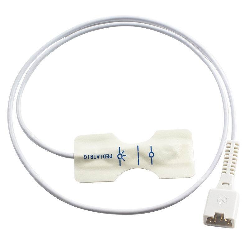 Novametrix 513 710 6pin Cảm biến SpO2 dùng một lần 715 MARS Bọt trắng dành cho trẻ em Đầu dò SpO2 dùng một lần