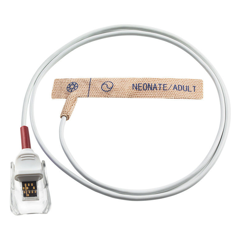 for M-asi-mo Mới 4003 4004 4005 RD Bộ Cầu Vồng Đỏ Tech Dùng Một Lần Spo2 Cảm Biến Da Vải Co Giãn Trẻ Sơ Sinh NeoPt-500