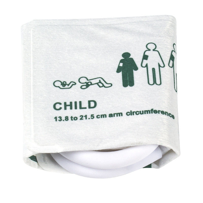 13,8-21,5CM Vòng bít NIBP dùng một lần Trẻ em Vòng bít ống đơn TPU Vòng bít huyết áp Vòng bít BP