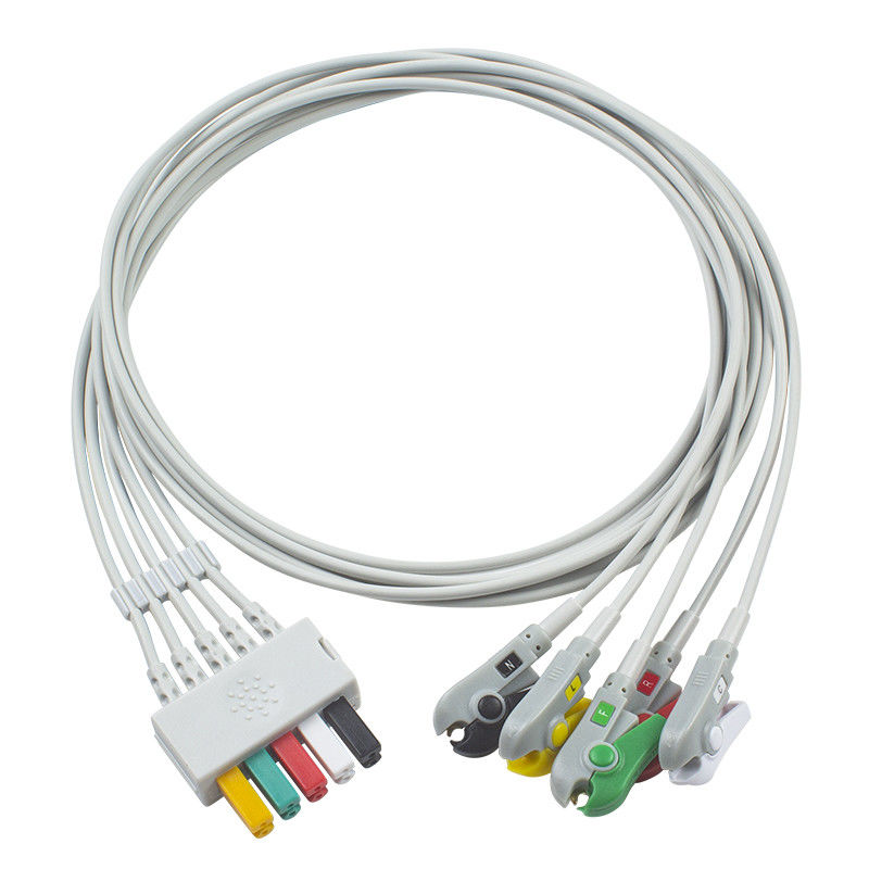S-iemens/Drager 5956359 MP03414 ECG Leadwire 5Lead ECG Cáp có thể tháo rời