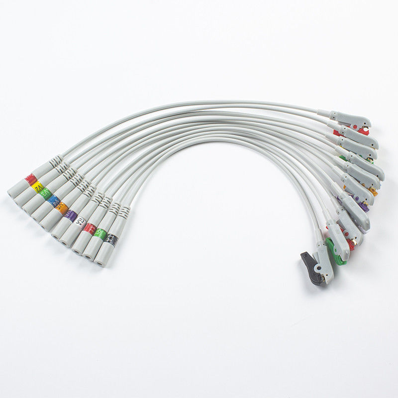 Bộ phận ECG Bộ điều hợp Pigtail 989803101701 40498E 4.00MM ECG Snap To Banana Plug Adapter