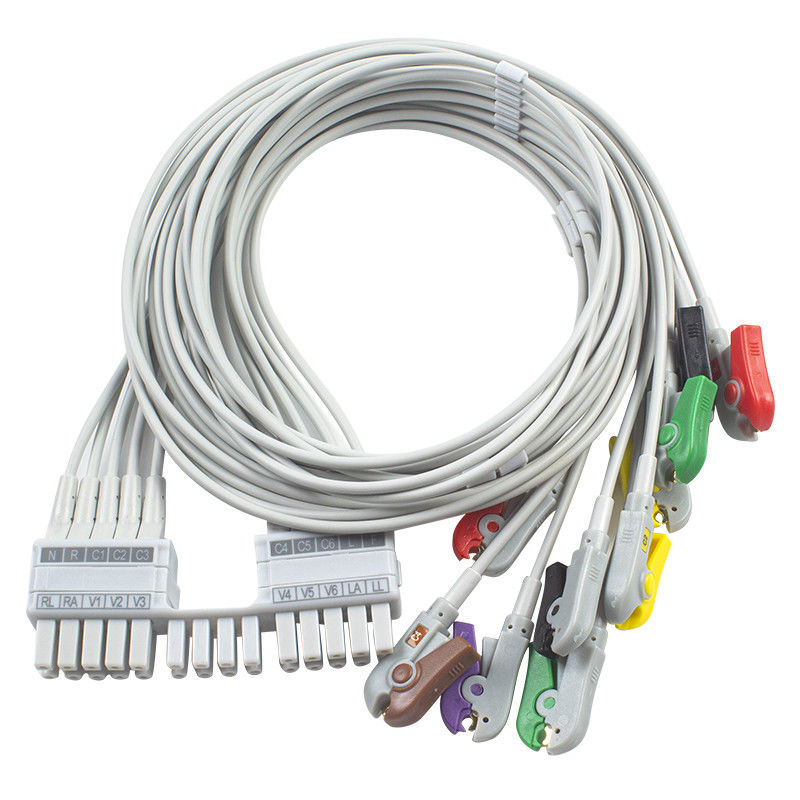 Mortara Burdick 10 dẫn EKG dẫn dây ECG dẫn dây 9293-041-50 9293-046-60 cho ELI 150C