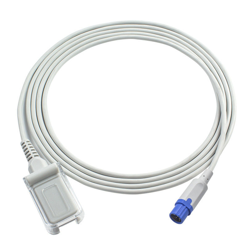 Đầu dò cảm biến SpO2 của Drager Siemens Cáp mở rộng 7Pin đến DB9 SpO2 2.4M TPU