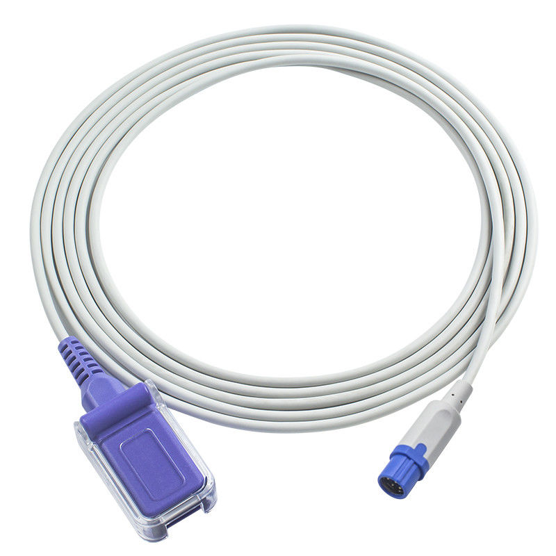 Cáp cảm biến Drager S-iemens SpO2 N-ellcor Oxi-max 7Pin To DB9 Cable 2.4M TPU