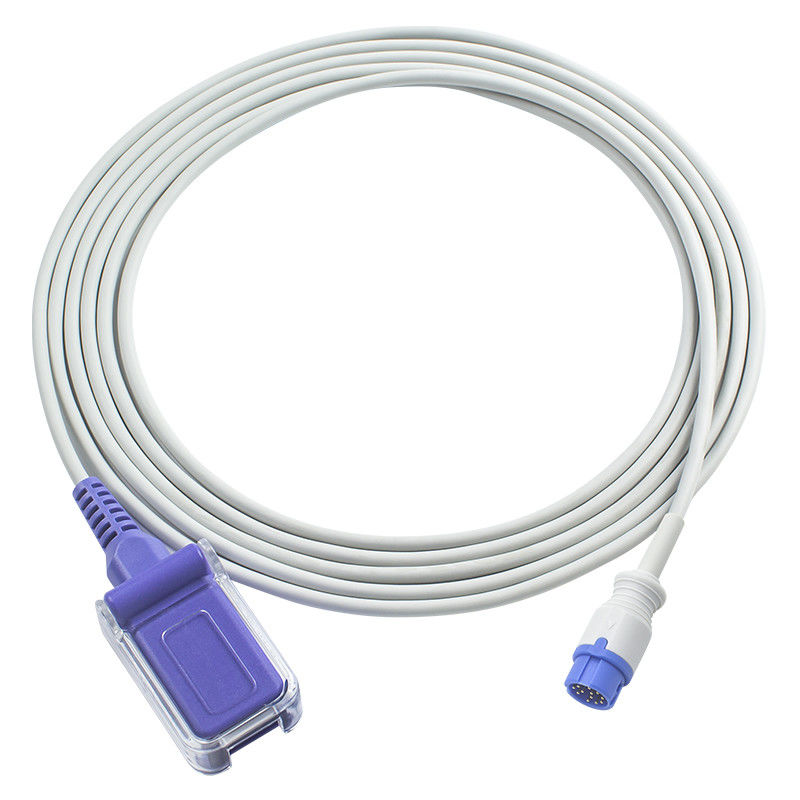 Anke ASC-553 N-ellcor Oxi-max tech SpO2 Cáp cảm biến SpO2 Bộ chuyển đổi cáp mở rộng Cáp bệnh nhân