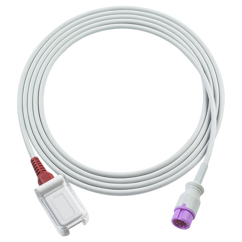 Cáp cảm biến Mindray SpO2 Ma-simo Red Tech adapter Cable 8pin 2.4M