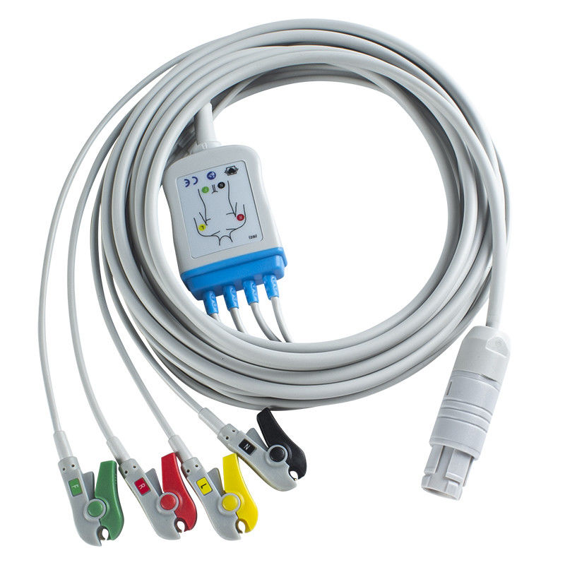 Primedic Defibrillator ECG Cáp và dây dẫn 16pin ECG trực tiếp vào máy Cáp EKG 4 kênh