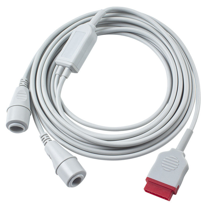 GE Invasive Blood Pressure Transducer IBP Adapter Cable 2 * Edward 6pin Cable mở rộng IBP