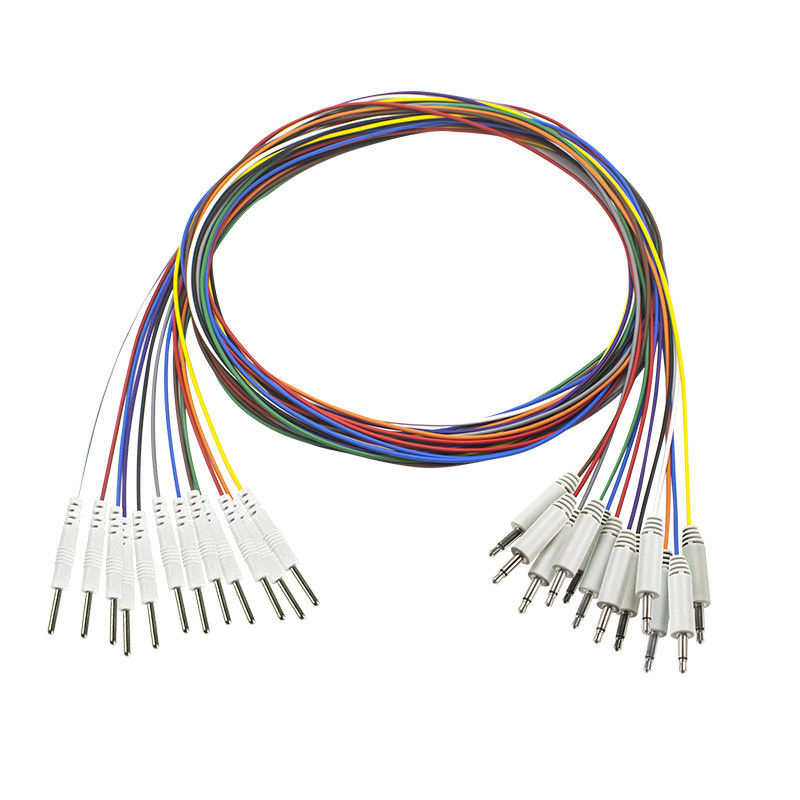 3.0 Mono Plug-2.0mm Pin EEG Cáp điện cực Cáp EEG Nắp EEG
