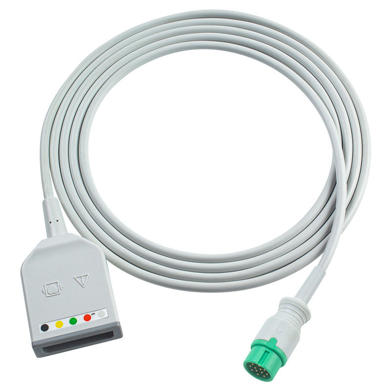 Biolight 12Pin 5Lead ECG Trunk Adapter Cable AnyView A2 A6 A4 A8 Q7 Q5 Cáp mở rộng ECG Euro Style