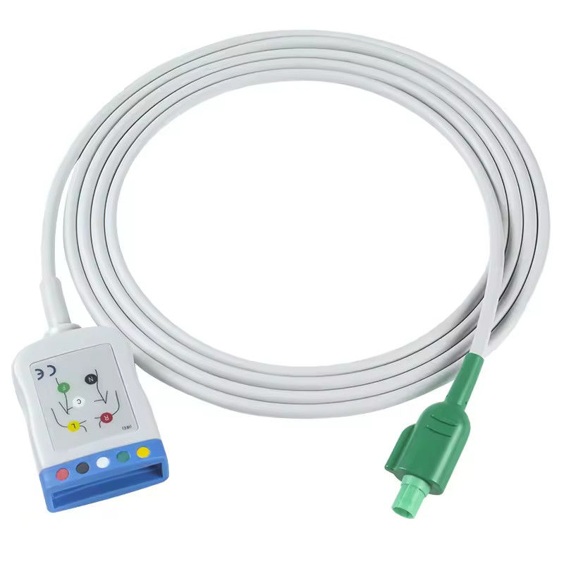 P-Philips PH Datascope 12Pin 5Lead ECG Trunk Adapter Cable For CodeMasterXL+ Cardiosave IABP Rescue Hybrid