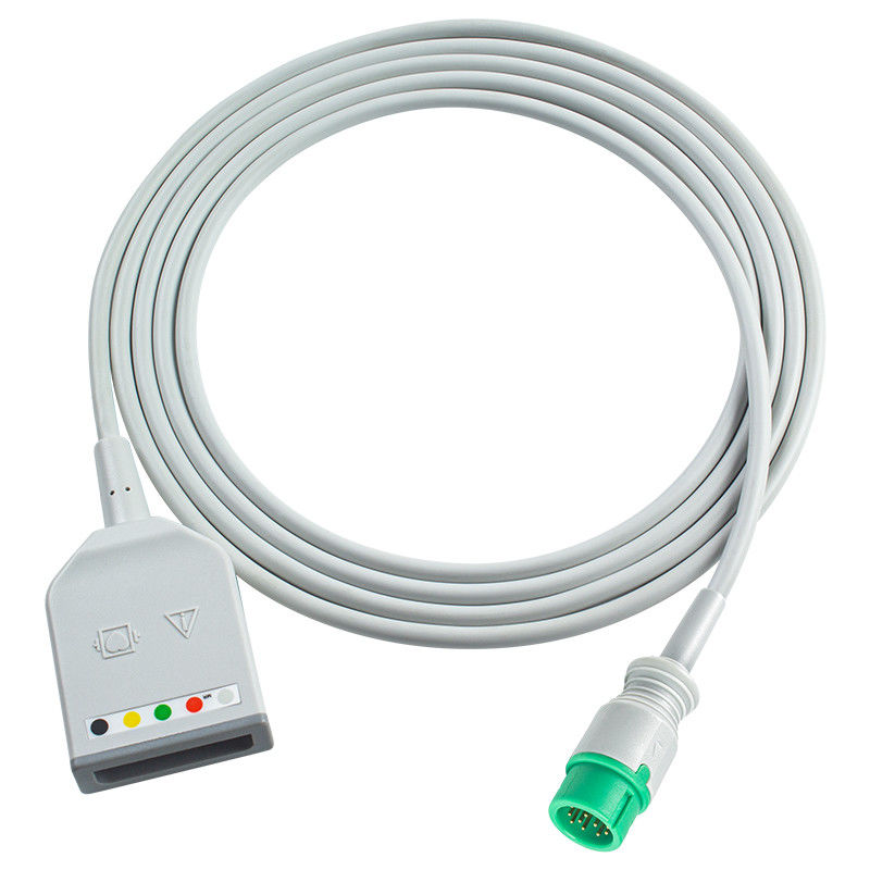 Mindray Datascope 12Pin 5Lead ECG Trunk Adapter Cable 0010-30-42719 009-004728-00 Cable mở rộng ECG