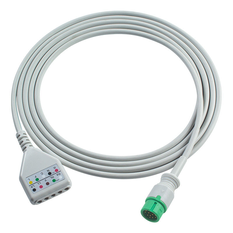 Comen 12Pin ECG Trunk Adapter Cable C50 C70 C90 NC12 NC8 ECG Cable Euro Style Cable mở rộng ECG