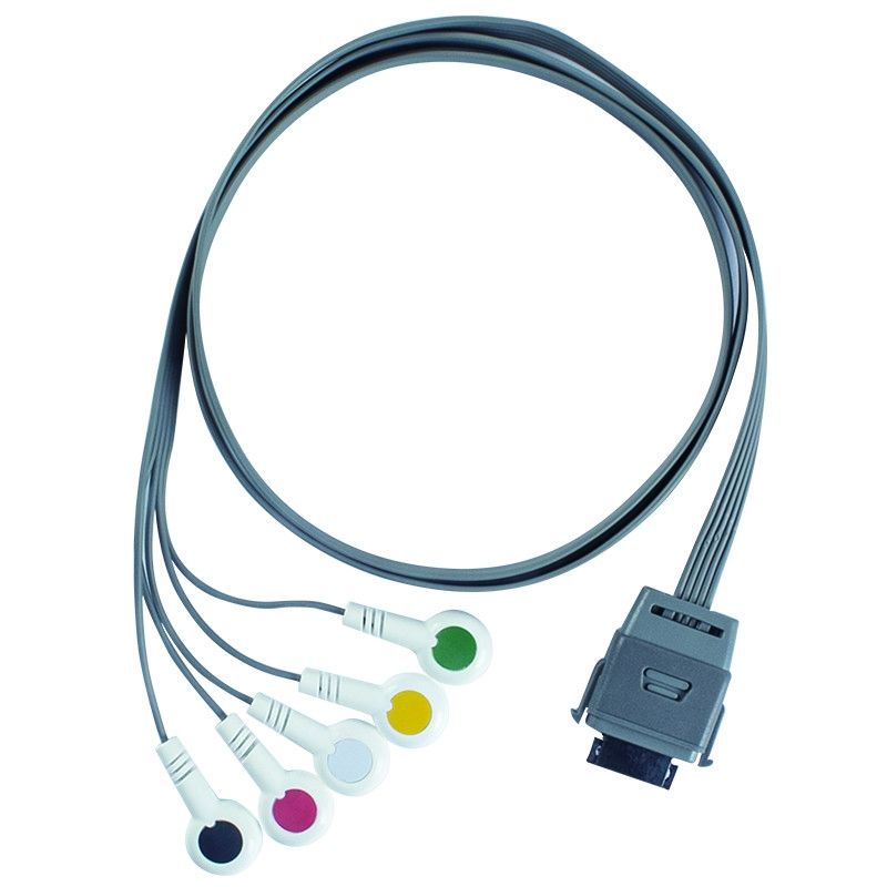 TPU Edan 5Lead ECG Holter Cable IEC Snap Shelf Life 24 tháng cho thiết bị y sinh