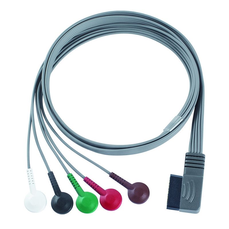 Tương thích với PH ECG Telemetry Leadwire - M4725A ECG Holter Cable 350-0173-03 cho Zymed DigiTrak-Plus
