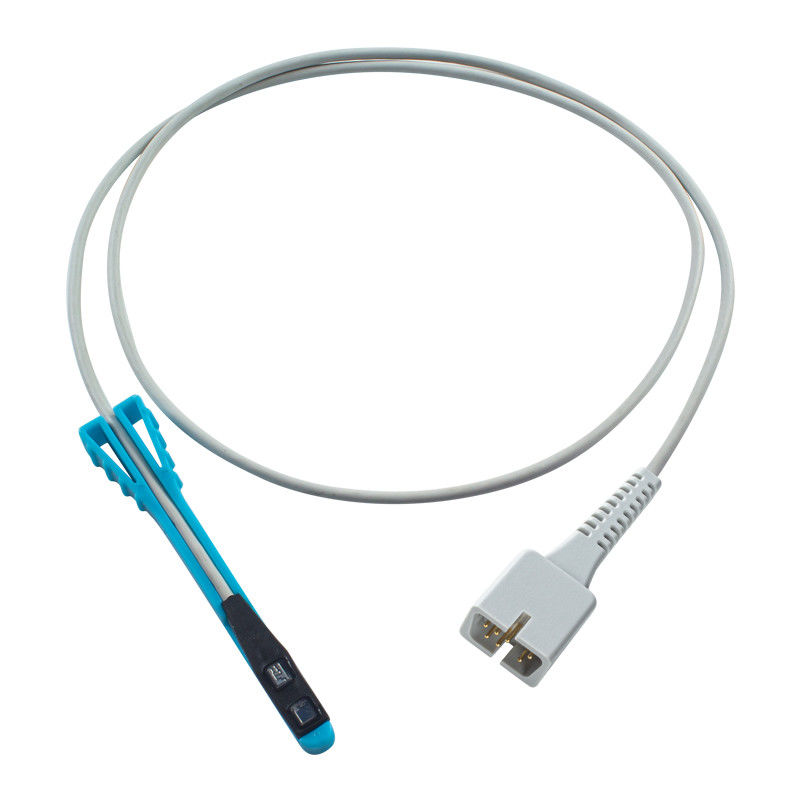 Cảm biến SpO2 ngắn N-ellcor 7Pin tương thích cho động vật trực tràng không Oximax 1M