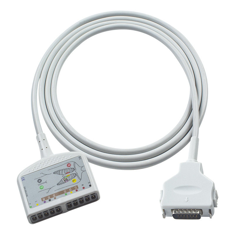 Cáp EKG tương thích Fukuda Denshi 10Lead cho CardiMax FX-7202, CardiMax FX-7402, CardiMax FX-7101