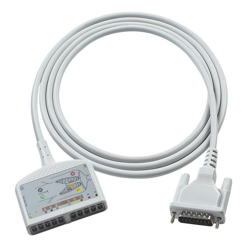 Cáp bệnh nhân ECG 10Lead tương thích với Schiller AT10, AT10 Plus, AT101, AT102, AT102-Plus, AT104, AT110