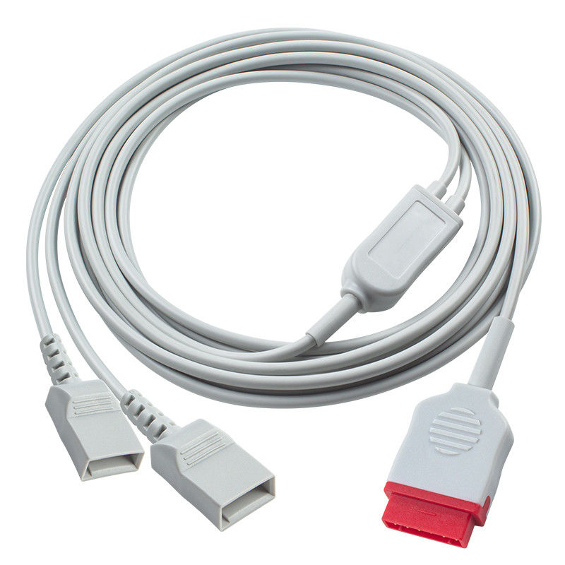11pin đến 2 Utah IBP Cable 3.5M tương thích với phụ kiện giám sát bệnh nhân GE