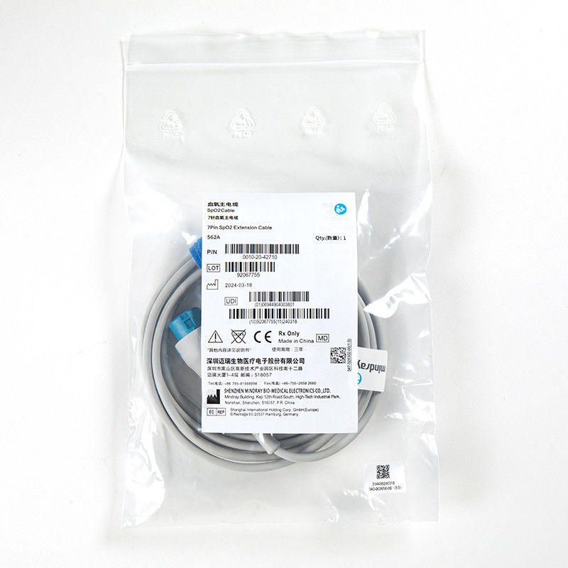 Bộ cáp bộ điều chỉnh Mindray 562A Spo2 gốc 0010-20-42710 cho Mindray T5/T8, IPM,IMEC, UMEC Series