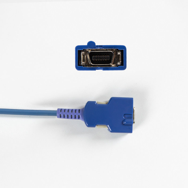 Máy cảm biến SpO2 bán hoàn thành 3M cho C-ovidien N-ellcor Pulse Oximeter Cable 100g Weight và DB 14-pin Purple Connector
