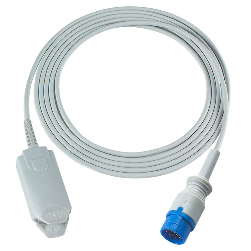 Bộ cảm biến SpO2 tái sử dụng Biolight M900 M7000 M9500 Bộ kẹp ngón tay người lớn kỹ thuật số 12Pin 3.0M