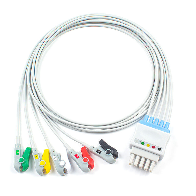 GE Datex Ohmeda 545316 545318 2.0 5 Cáp theo dõi bệnh nhân ECG EKG chì