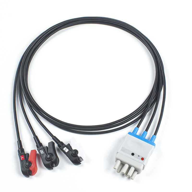 Nihon Kohden Radio Translucent Wire X-Ray CT 3 Lead MRI ECG Cáp trong mờ Radiotranslucent và Wire