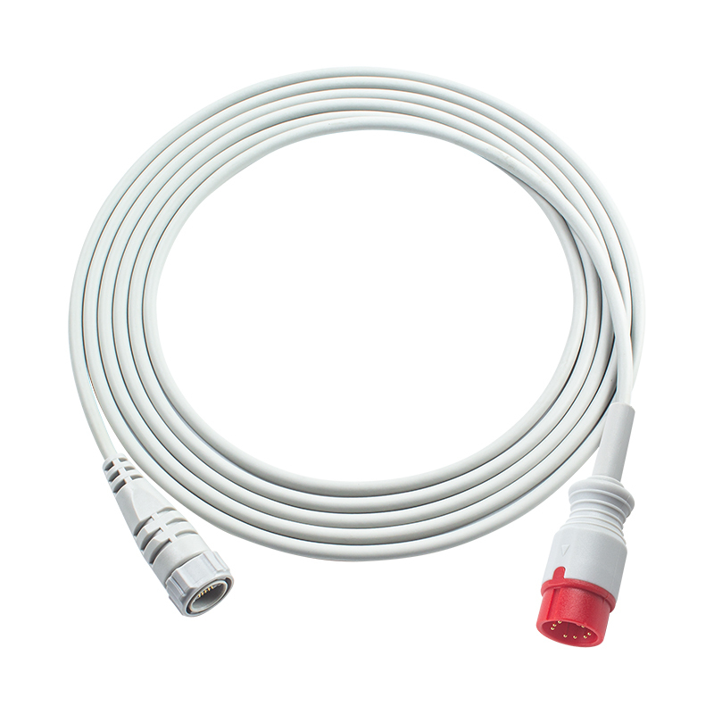 Cáp mở rộng bộ chuyển đổi IBP Zoncare 8pin sang Edward Argon BD Abbott BB PVB Utah Medex Mindray Connector