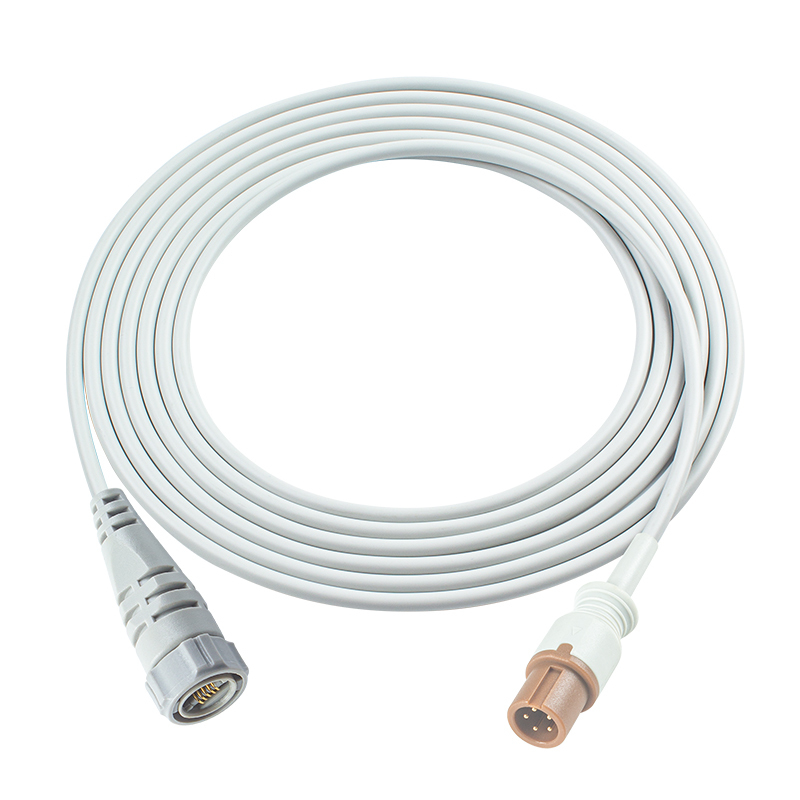 Cáp chuyển đổi IBP Contec 5 chân với đầu nối PVB Cáp mở rộng đo áp lực máu IBP