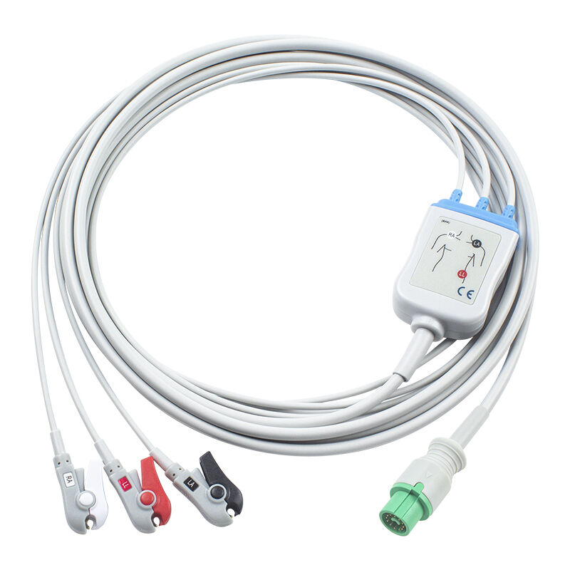 Cáp ECG EKG Fukuda Denshi 0012-00-1192 12 chân cho Expert Dynascope DS-5100 DS-5100E DS-5300W DS-5400 Dynascope DS-7001