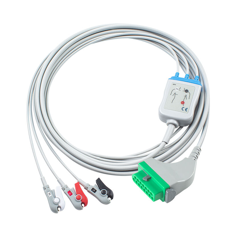 Cáp ECG Fukuda Denshi CIO-07CTP-5NA CIO-07CTP-3NA 15 chân DSL-8001 DSL-8001R Dynascope DS-8100 DS-8200 DS-8500