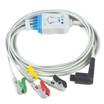 Cáp điện tâm đồ Corpul 3 và dây dẫn 4 dây dẫn chi IEC Clip Đầu nối 11 chân Cáp điện tâm đồ