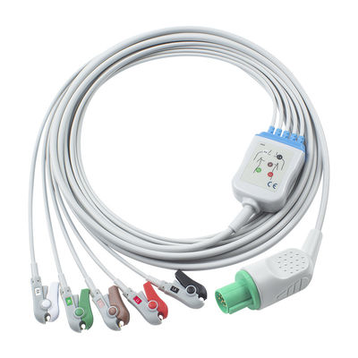 Hellige tương thích trực tiếp kết nối cáp ECG và dây dẫn 5Lead AHA Grabber