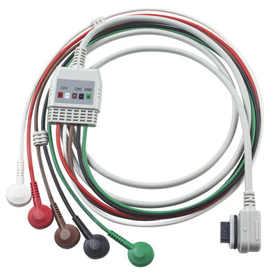 Cáp ECG 5Lead Holter GE Seer ECG 2008594-001 Cáp tương thích với GE SEER LIGHTR