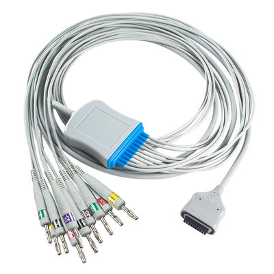 EDAN Dx12 10Lead ECG Holter Cable Banana For Trunk Cable Độ dài 2,2M