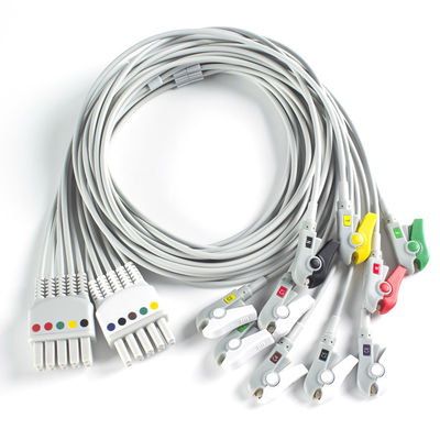 Tương thích Mindray BeneHeart D6 Defibrillator 10Lead EKG Leadwires IEC Grabber